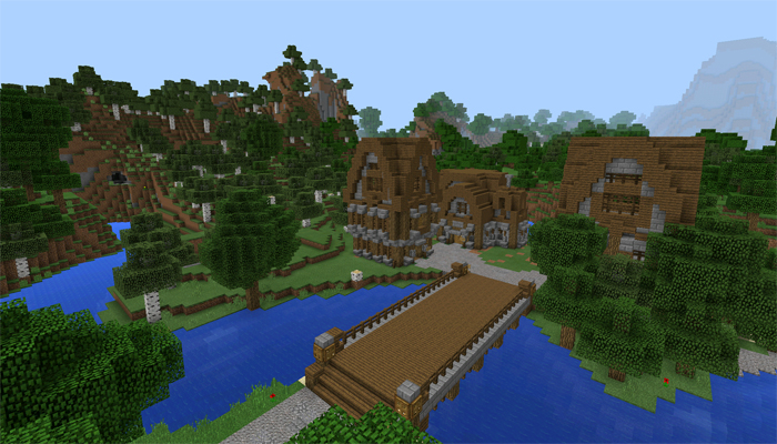 Ruhig Village [Creation] | Minecraft Pe Maps