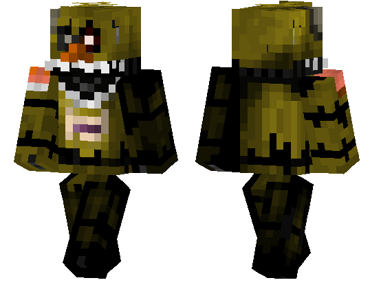 Nightmare Chica Minecraft PE Skins