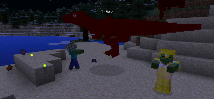 TRex Mod Minecraft PE Mods & Addons