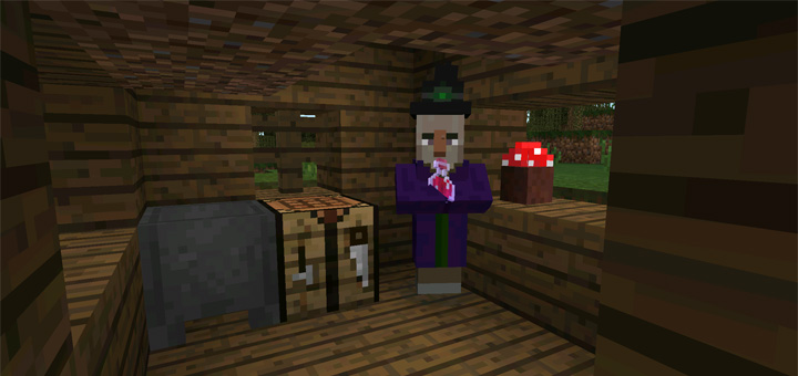 1139032603 Spawn In Front of a Witch Hut Minecraft PE Seeds