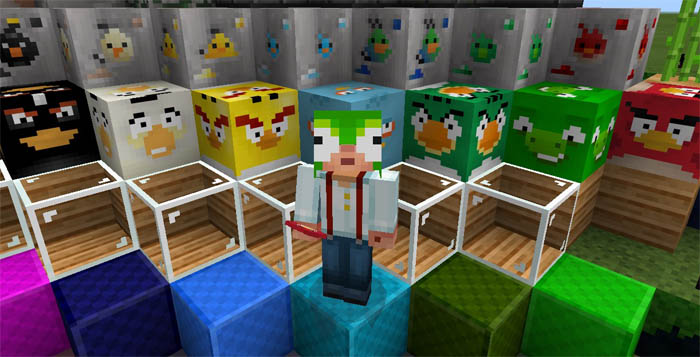 Angry Birds Texture Pack [16×16] Minecraft PE Texture Packs