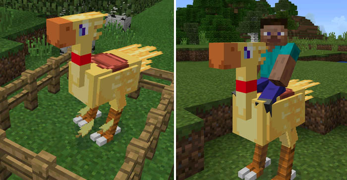 Chococraft Pe Mod Minecraft Pe Mods Addons