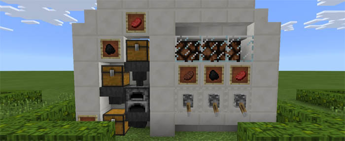 5 Cool Auto Smelters [Redstone] Minecraft PE Maps