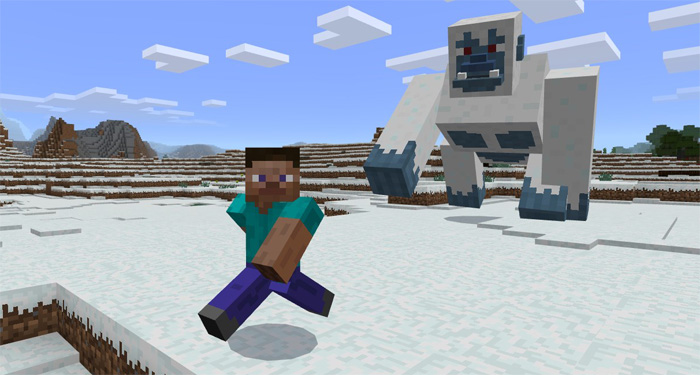 Giant Yeti Addon Minecraft PE Mods & Addons