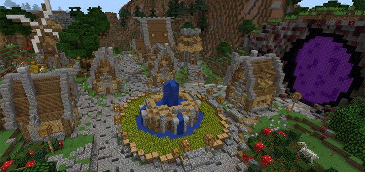 Medieval City [Creation] Minecraft PE Maps