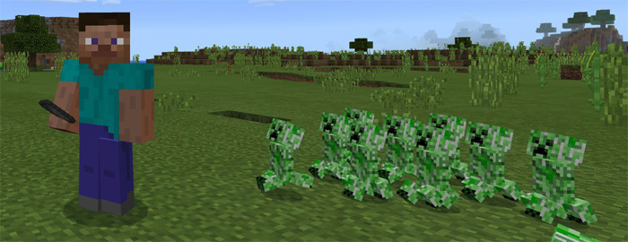 Mutant Creeper Addon Minecraft PE Mods & Addons