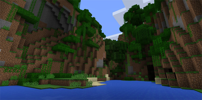 1628823125 Epic Jungle Cliffs Minecraft PE Seeds