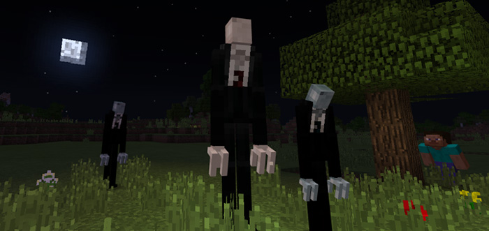 Slenderman Addon Minecraft PE Mods & Addons