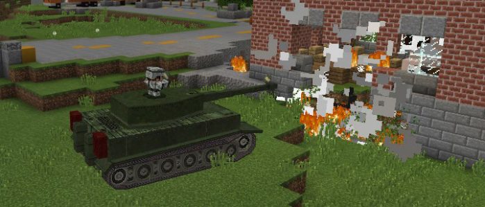 War Tank Addon Minecraft PE Mods & Addons