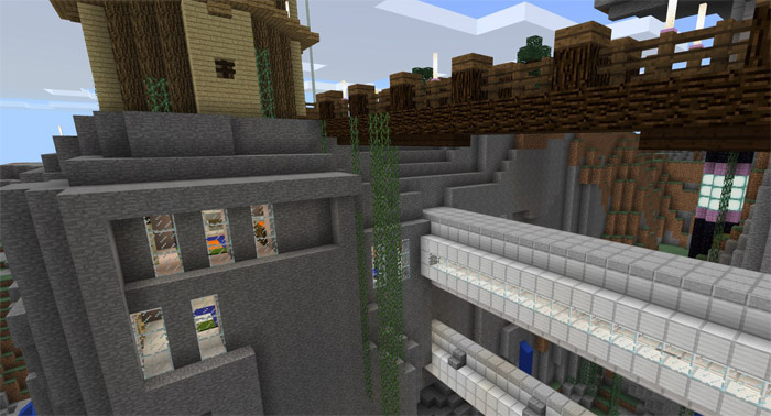 Epic Cliffs Base [Creation] | Minecraft Pe Maps