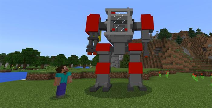 AdventureRobot Addon Minecraft PE Mods & Addons