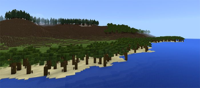 Island Biomes [Custom Terrain] Minecraft PE Maps