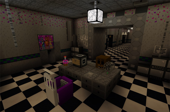 Five Nights At Freddy’s 2 ReCreation [Creation] Minecraft PE Maps
