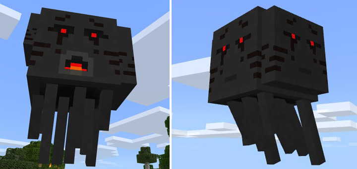 3 Headed Ghast Boss Addon Minecraft PE Mods & Addons