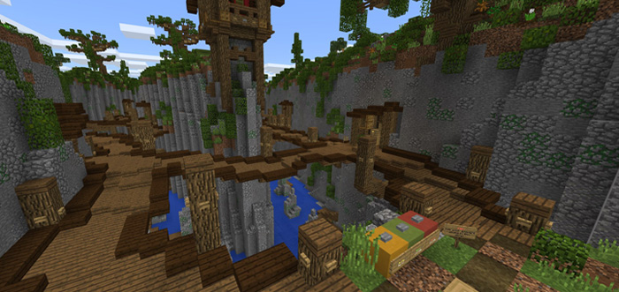 SG Ravine Rush [Minigame] [PvP] Minecraft PE Maps