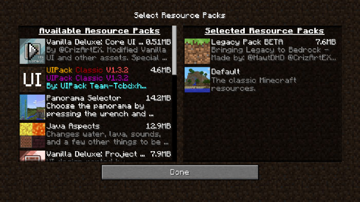 Legacy Pack (BETA) Resource Pack Minecraft PE Texture Packs