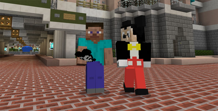 Disney Character Addon Minecraft PE Mods & Addons