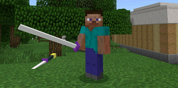 3D Weapons Pack Addon (Beta Only) Minecraft PE Texture Packs