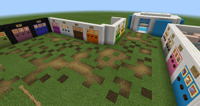 Customizable Command Block House [Redstone] | Minecraft Pe Maps
