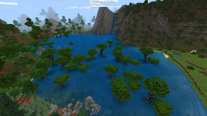 The Sad Swamp [Custom Terrain] [Survival] Minecraft PE Maps