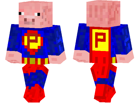 Super Pig Minecraft PE Skins