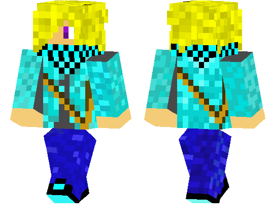 aqua Minecraft Skin