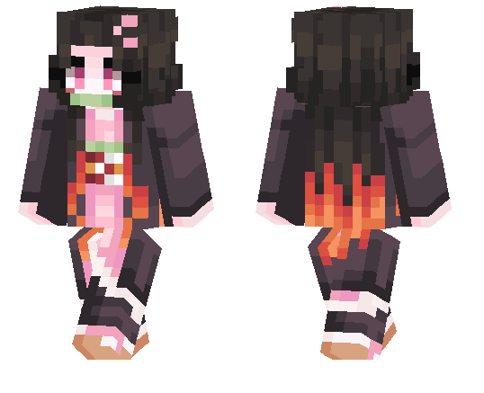 Nezuko Minecraft PE Skins