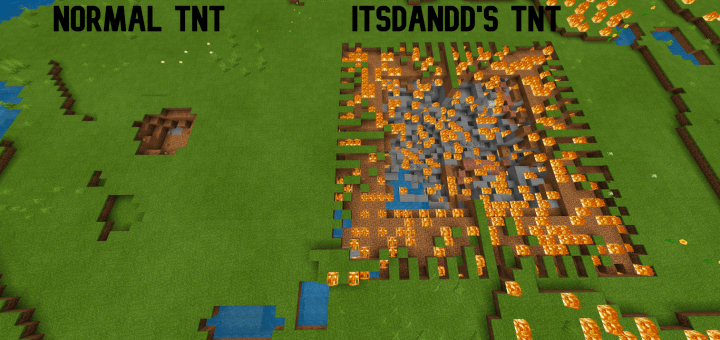 Overpowered TNT Mod Minecraft PE Mods & Addons