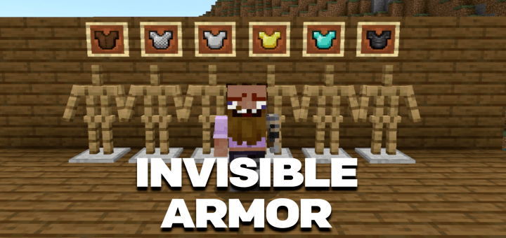 Invisible Armor Minecraft PE Texture Packs