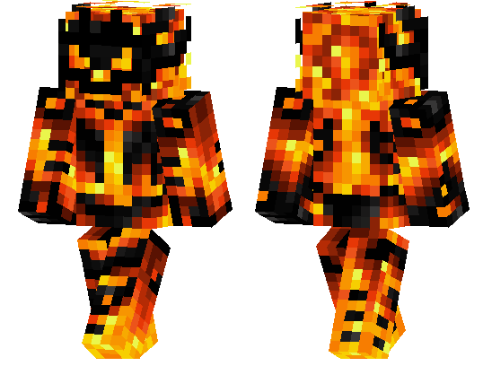Fire Demon Minecraft PE Skins
