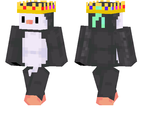 King Penguin Minecraft PE Skins