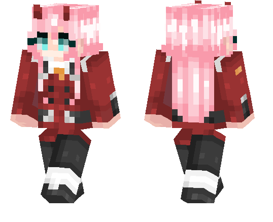 Zero Two Minecraft PE Skins
