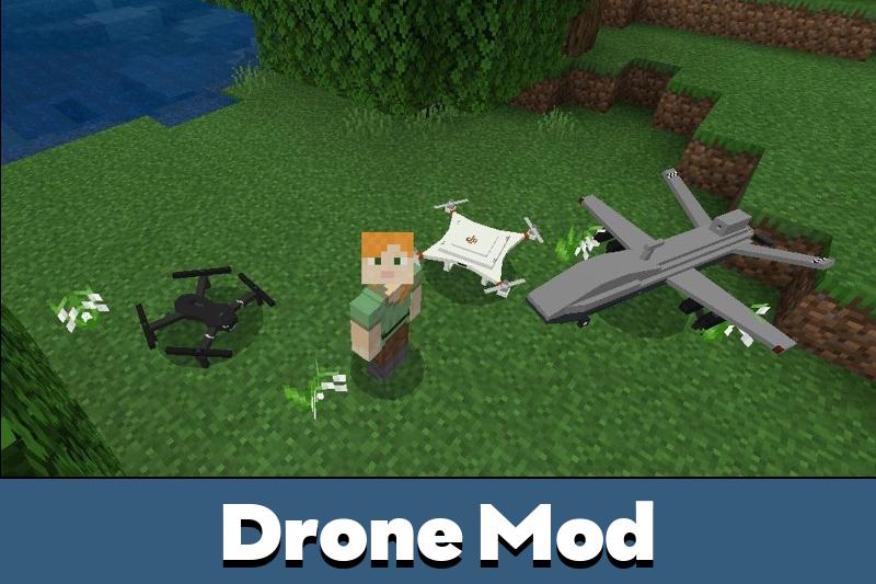 Download Drone Mod for Minecraft PE Drone Mod for MCPE