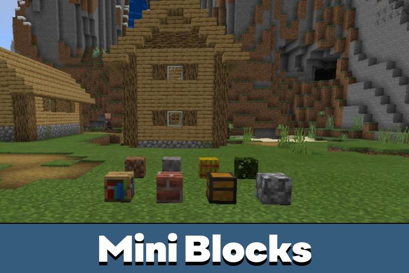 Download Mini Blocks Mod for Minecraft PE Mini Blocks Mod for MCPE