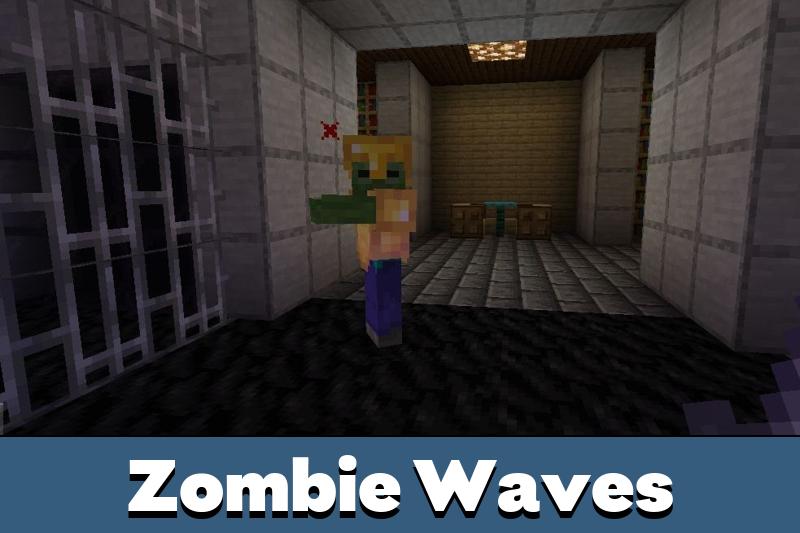 Download Zombie Waves Map for Minecraft PE Zombie Waves Map for MCPE
