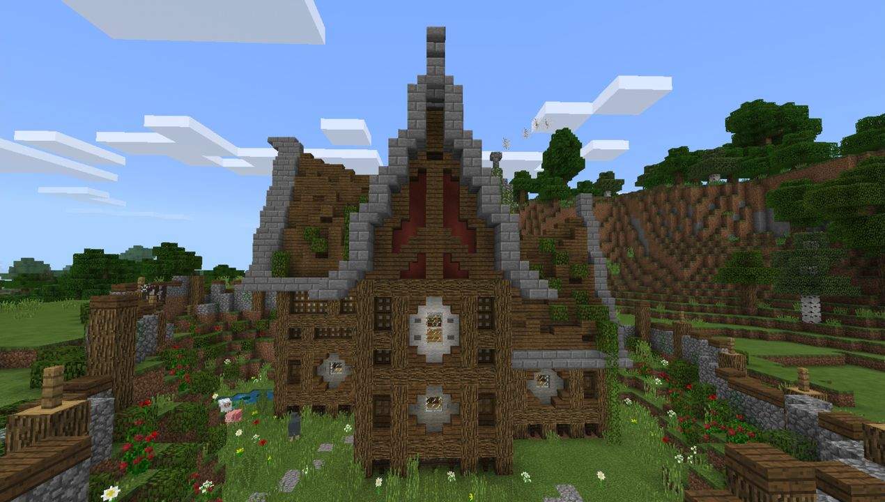 A Nice Survival House Mcpe Map - All For Minecraft Pe Game