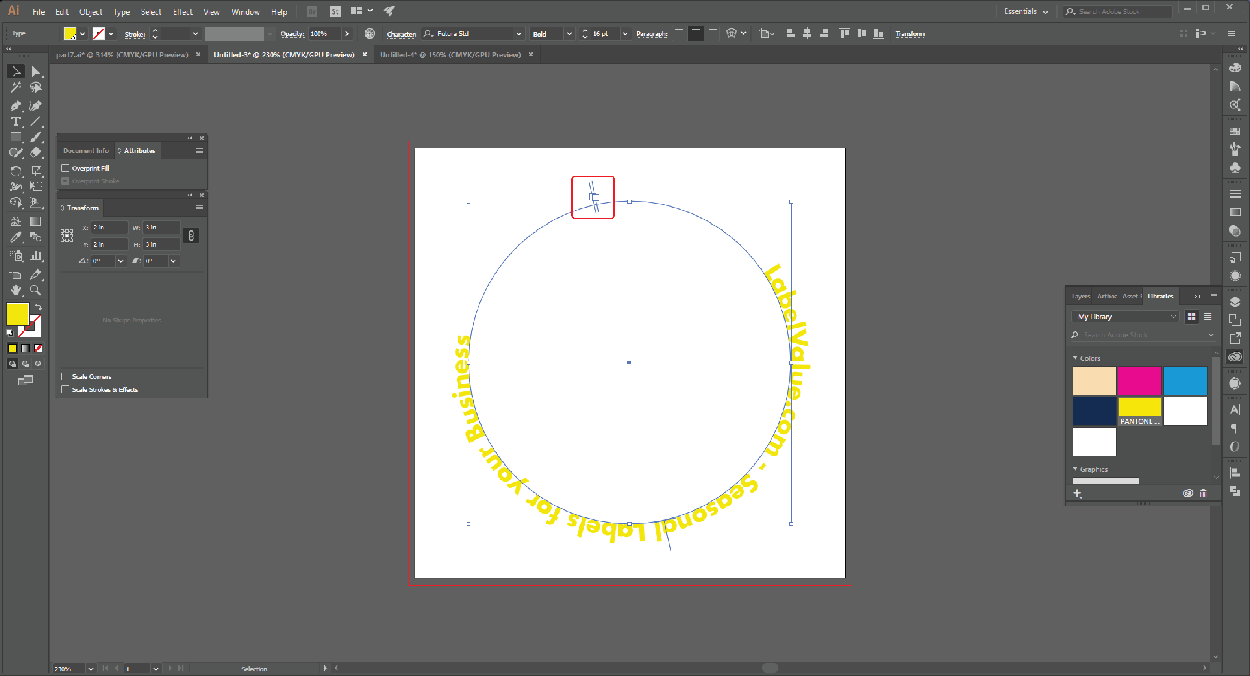 How to Type on a Circle Using the Path Type Tool in Adobe Illustrator