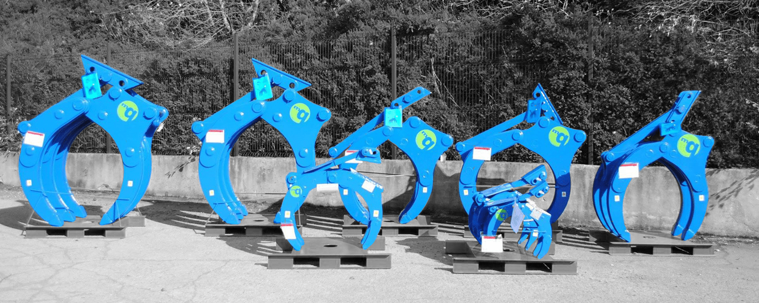 Mechanical Grapples For 3 30 ton excavators