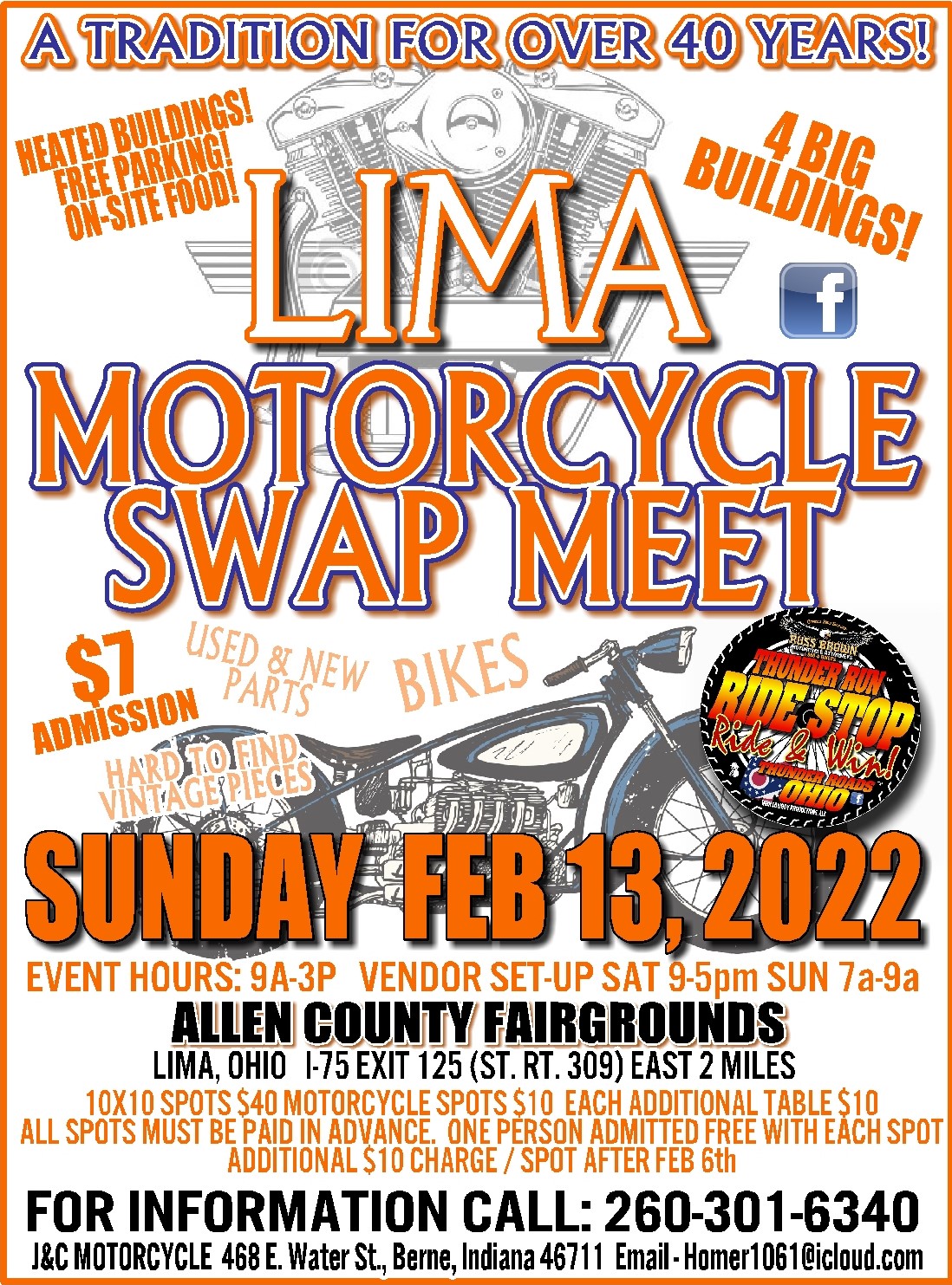 Lima, Ohio Motorcycle swap Meet Motorcycle Roads
