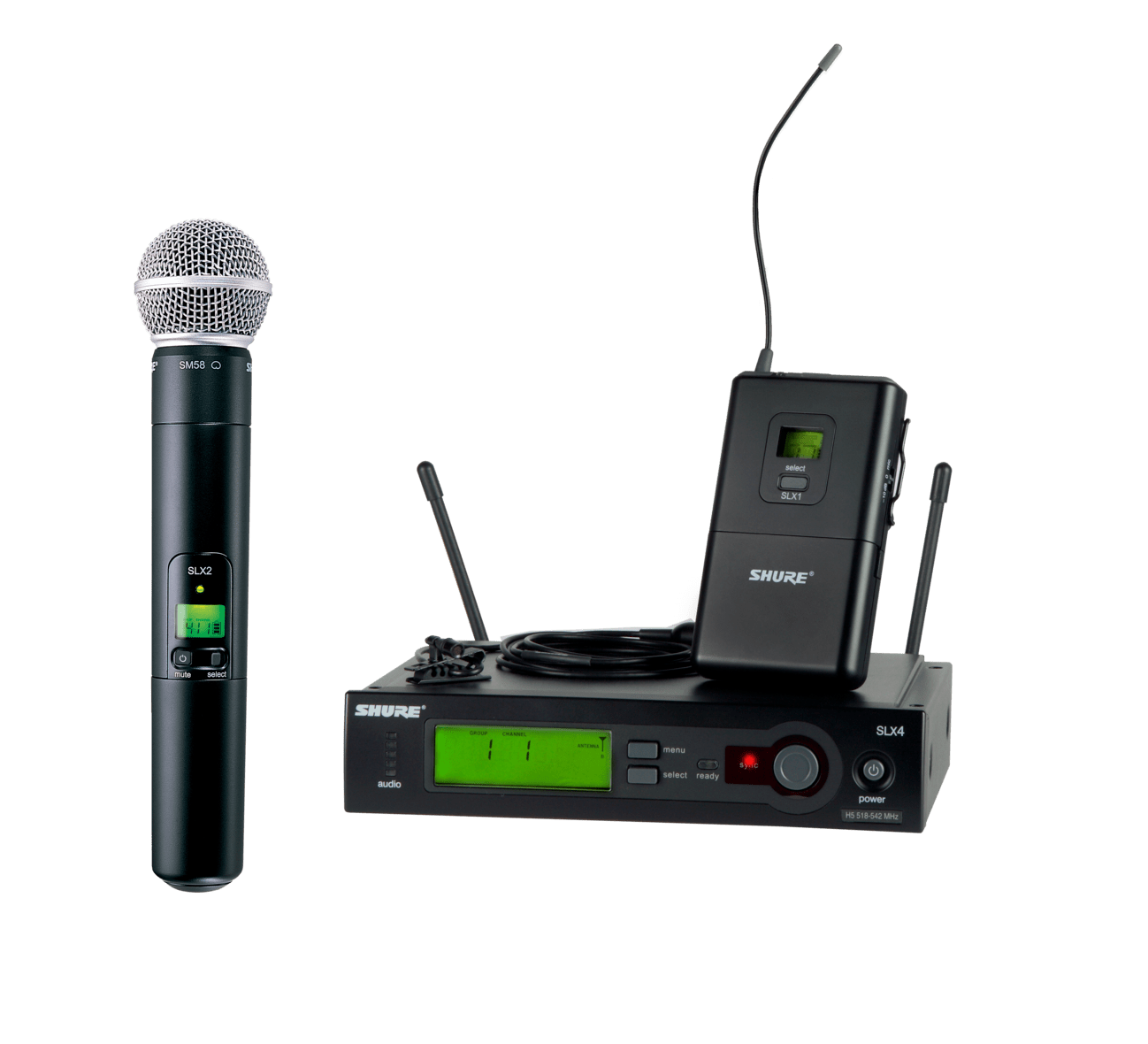 Shure SLX Wireless Microphone Combo Kit - MCR Rental Solutions