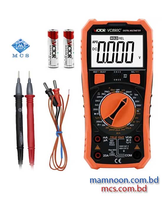 VICTOR VC890C+ Digital Multimeter Price In Bangladesh MCS