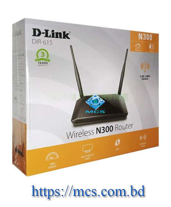 D-Link DIR-615 Wireless N300 Router Price In BD | MCS