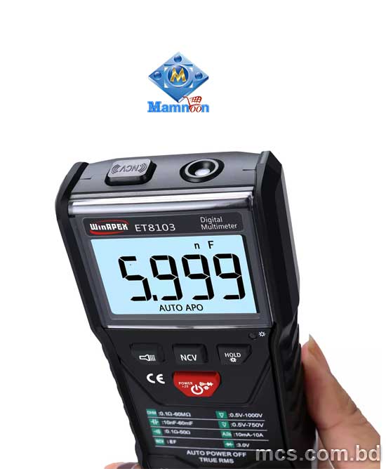 WinAPEX ET8103 LCD Auto Measure Multimeter MCS