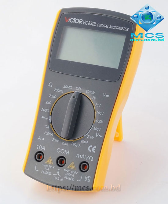 Victor VC830L Digital Multimeter Price In Bangladesh MCS