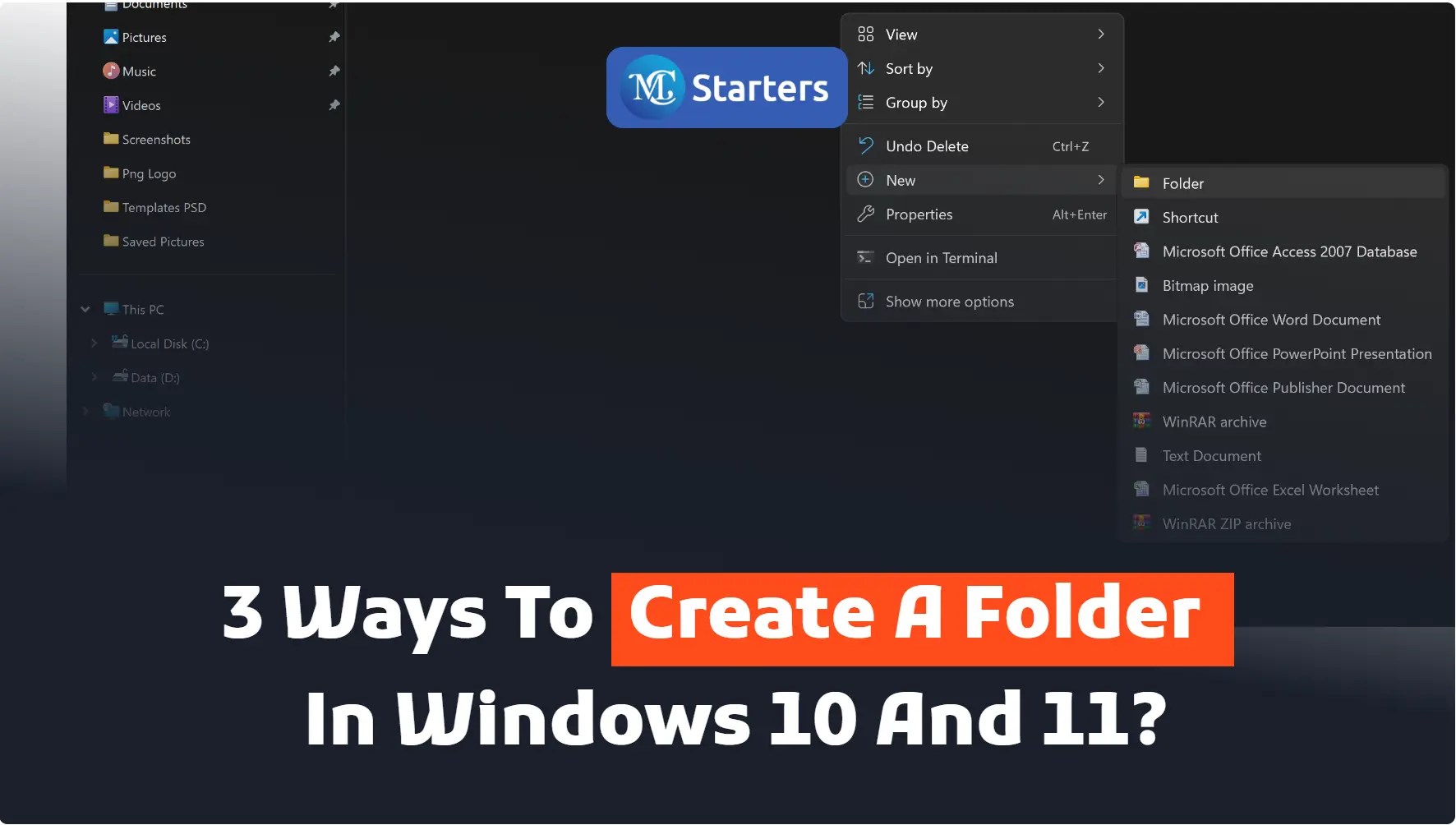 3 Ways To Create A Folder In Windows 10 And 11?