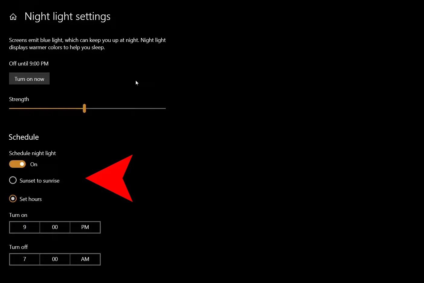 Set Up Night Light Displays On Windows 10 And 11?