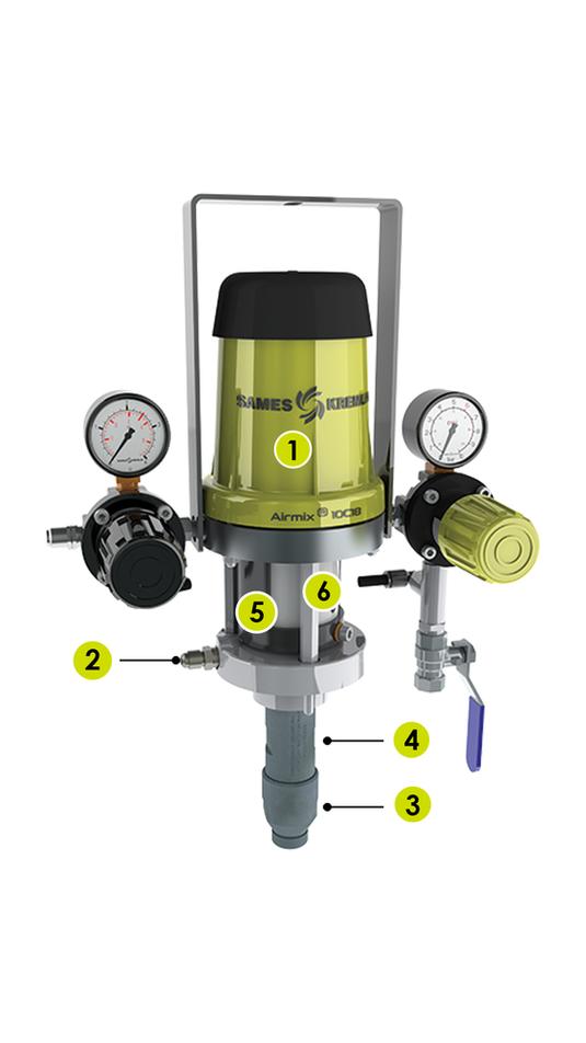 Sames Kremlin 10C18 AIRMIX® Paint Pump System MC Supply