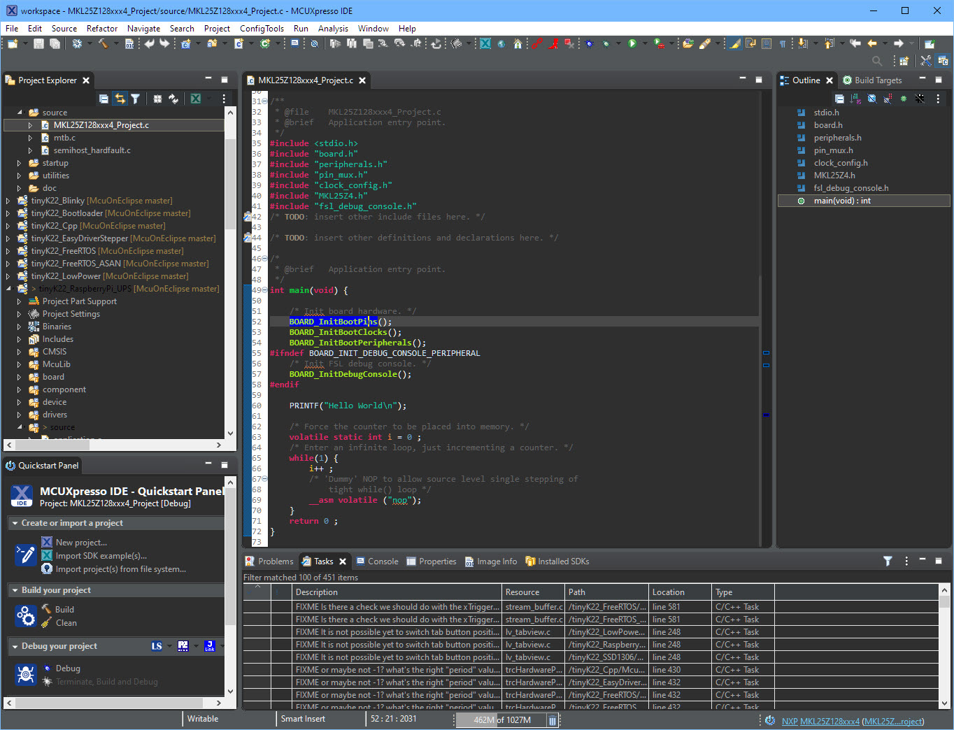 MCUXpresso IDE V11.2.1 | MCU on Eclipse