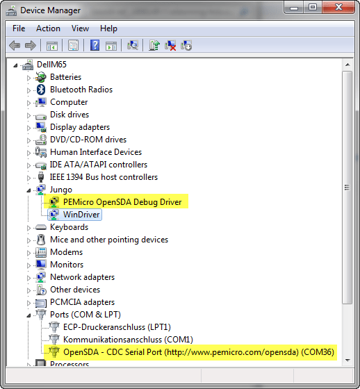 Fixing the USB Drivers MCU on Eclipse