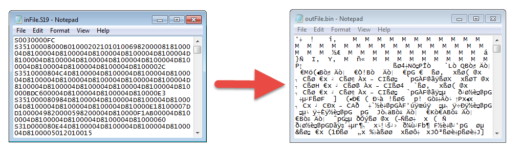 Converting S19 Files into Binary Files with GNU objcopy MCU on Eclipse